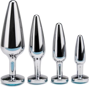 Tapones de masaje con peso de metal premium con joya de lujo, kit de entrenamiento juegos juguetes - Imagen 1 de 6