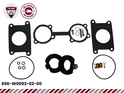 Kit de reparación de carburador 696-W0093-02-00 para motor fueraborda Yamaha 48 55 HP Foto 1 de 4