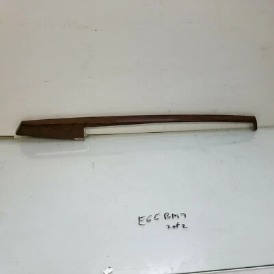 Panel de puerta trasera izquierda BMW 750I 750Li 2006-2008 moldura de madera OEM Foto 1 de 4