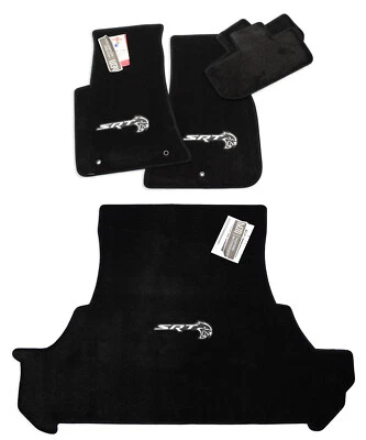 NEW 2015-2023 Dodge Challenger HELLCAT Floor Trunk Mats Set 5pc Premium Upgrade - Image 1 of 4