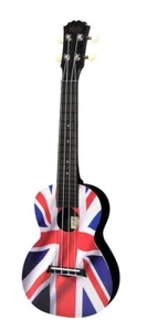 Korala Konzert Polycarbonat Union Jack Flagge Ukulele genaue Intonation - Bild 1 von 1
