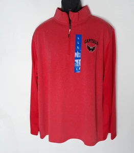 Washington Capitals Herren Quarter Zip rot meliert Pullover Größe Large - Bild 1 von 12
