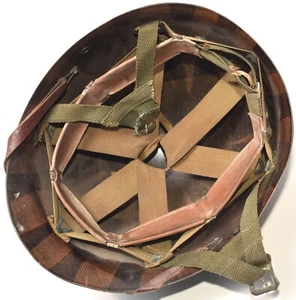 Original WWII US Army Airborne Westinghouse Paratrooper M1-C Helmet Liner - Picture 1 of 17