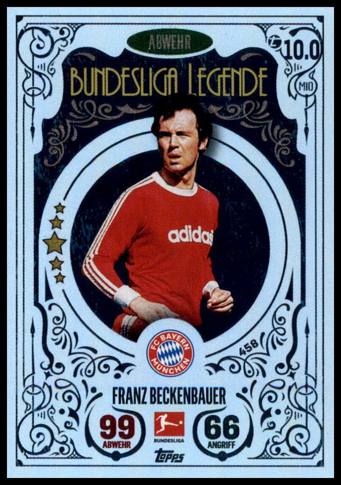 Match Attax Bundesliga 2022/2023 Karte 458 - Franz Beckenbauer - Legende - Bild 1 von 1