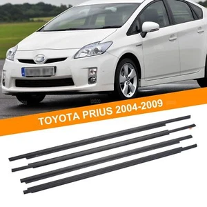4 PCS Window Weatherstrip Trim For Toyota Prius 04-09 Waterproof Pressure Strip - Picture 1 of 15