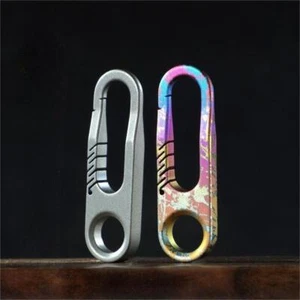 2PCS Titanium Zipper Pull Replacement Detachable Zipper Puller Zipper Pull Tab - Picture 1 of 11