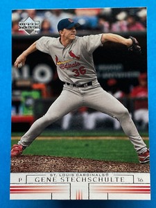2002 Upper Deck Gene Stechschulte #290 St. Louis Cardinals