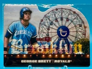 2024 Topps Brooklyn Collection #3 George Brett Die-Cut 20/20 Bookend Royals HOF - Picture 1 of 3