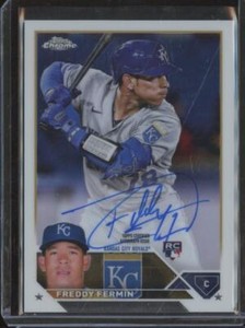 2023 Topps Chrome FREDDY FERMIN RC Rookie Auto Kansas City Royals TJ7