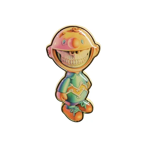 Ron English x MINDstyle: Popaganda - Charlie Grin Enamel Pin Cover