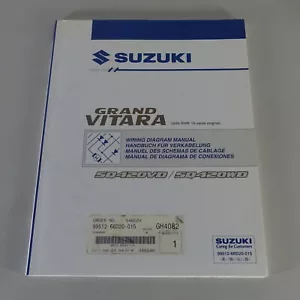 Manuale Officina Elettrica/Schaltpläne Suzuki Grand Vitara SQ420VD WD - 3/2003 - Foto 1 di 1
