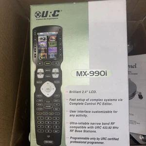 Universal Remote MX990i Complete Control IR/RF Remote with Color LCD Screen - BN - Picture 1 of 3