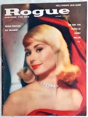 Rogue magazin Oct 1961 Ray Bradbury, Hunter S Thompson Henry Miller NEAR MINT Q3 - Image 1 of 2