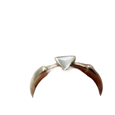 Anillo triángulo madreperla de plata de ley | Talla 7 | Plata | 1 anillo | Foto 1 de 4