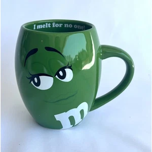 Green M&M “I Melt For No One!” 20oz Coffee Mug Cup 2018 - Picture 1 of 7