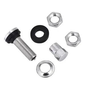 Tubeless Tire Valve Stem TR161 Bolt In Metal Tyre Valve Short Stems For - Picture 1 of 12