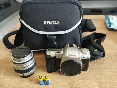 Pentax MZ-50 35mm Film SLR Camera with SMC Pentax-A 35-80mm f/4-5.6 (FREE SHIPP) - Image 1 of 4
