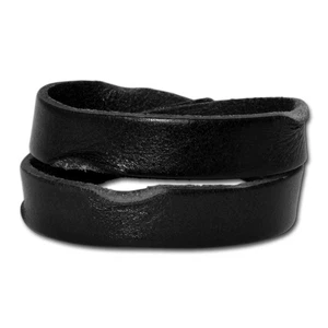 SilverDream bracciale in pelle nero used look braccialetto in pelle LAP518S - Foto 1 di 7