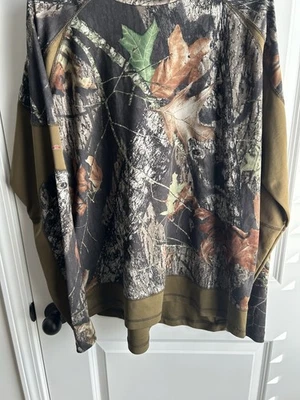 Mossy Oak Shirt Men’s XL VaporTec Scent Stop Camouflage Long Sleeve Pullover - Image 1 of 4