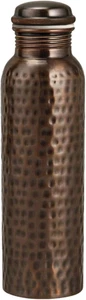 Kupfer Trinkflasche Ayurveda Reinkupfer Wasserflasche zum Trinken 32 oz Antik - Bild 1 von 6