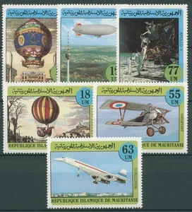Mauretanien 1982 200 Jahre Montgolfiere Zeppelin Flugzeuge 777/82 postfrisch - Picture 1 of 1