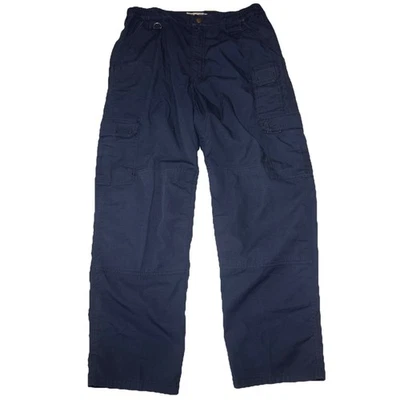 Calça masculina 5.11 Tactical Apex 34x30 vários bolsos azul marinho - Imagem 1 de 4