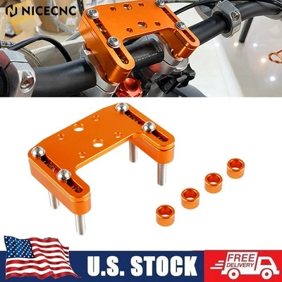 Braçadeira de montagem GPS barra superior NICECNC para KTM 125-530 EXC EXC F XC XCF SXF XCW 04-22 - Imagem 1 de 4