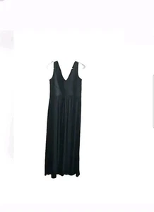 Vestido largo sin mangas negro talla 10 American Living para mujer - Imagen 1 de 6