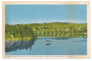 Saint John River Valley Grand Falls NB New Brunswick Scenic Route Float Plane - Picture 1 of 2