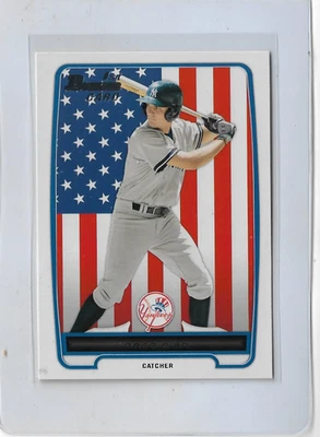 Tarjeta de novato Greg Bird 2012 Bowman Prospects #BP 98 International Parallel Foto 1 de 2