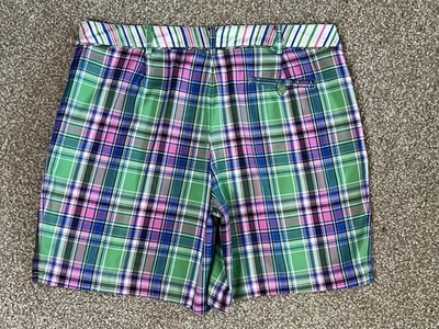 Pantalones cortos de golf a cuadros Lady Hagen 12 Foto 1 de 3