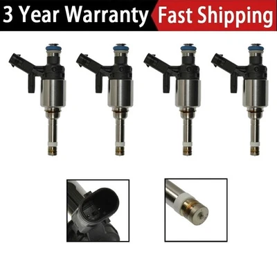 4pcs Fuel Injector For Volkswagen 2010-2018 Jetta 2014-2016 Passat 1.8L L4 Turbo - Image 1 of 4