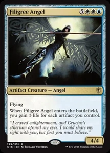 Filigree Angel - Light Play MTG Commander 2016 Edition - Picture 1 of 1