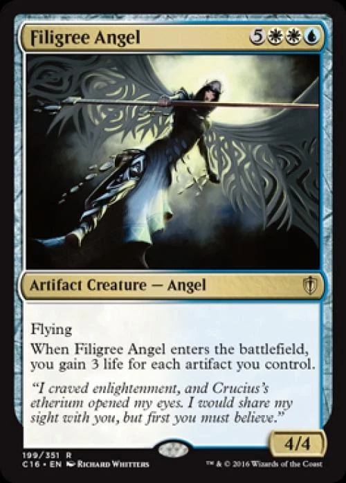 Filigree Angel - Light Play MTG Commander 2016 Edition - Image 1 of 1