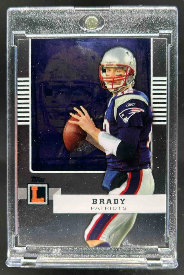 2008 Topps Letterman Tom Brady #/949 Patriots - Image 1 of 2