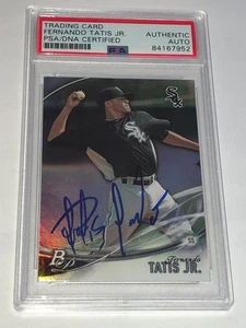 RARO FERNANDO TATIS JR 2016 AUTOGRAFIADO TOPPS BOWMAN PLATINUM RC #TP-FT -PSA/DNA - Imagen 1 de 11