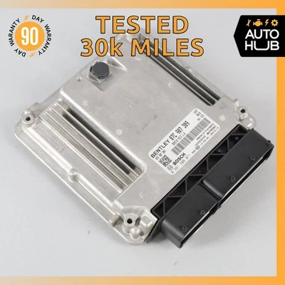 13-18 Bentley Continental GT GTC 6.0L Engine Control Module ECU 07C907309 OEM - Immagine 1 di 4