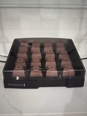 Remington T Studio H-9000 Hot Rollers Hair Curlers 20 Clips Velvet Works - Image 1 of 4