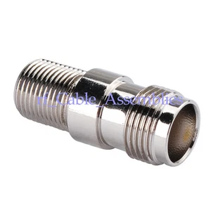 TNC-F Adapter TNC Female Jack to F Female Jack RF Coax Straight Adapter connect - Picture 1 of 4
