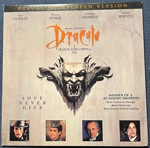 Bram Stoker’s Dracula 1993 Francis Ford Coppola Laserdisc Anthony Hopkins Keanu - Picture 1 of 7