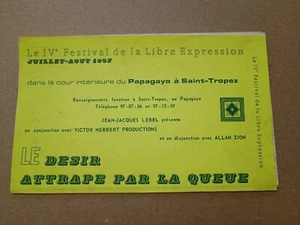 Le IV Festival De La Libre Expression 1967,Ben Vautier ,Jean Jacques Lebel - Foto 1 di 4