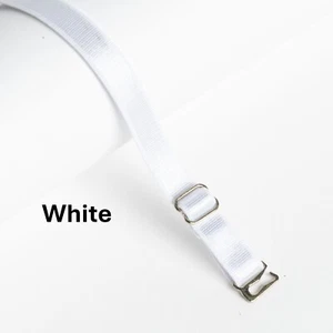 CORREAS SUJETADOR DE REPUESTO BLANCAS - AJUSTABLES - 1CM DE ANCHO - Imagen 1 de 3