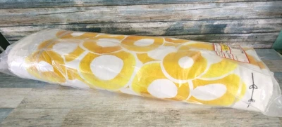 Tela decorativa IKEA círculos amarillos flor diseño Maria Vinka perno de 27 yardas Foto 1 de 4