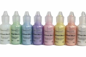 Dovecraft 3D Perleneffekte 20ml Flasche Präzisions-Applikationsdüse PASTELLFARBEN - Bild 1 von 11