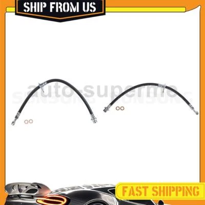 Línea de manguera de freno delantero 2 piezas para 2011 2012 2013 2014 2015 2016 Honda Odyssey 3,5 L Foto 1 de 4