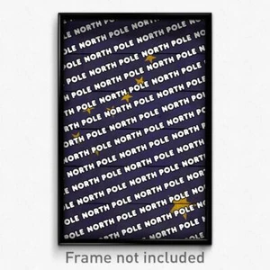 North Pole Alaska Poster (AK City Souvenir 11x17 Town Print) - Picture 1 of 1