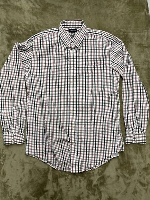 Camisa de vestir Lands' End para hombre 16 1/2 36 alta sin planchar Oxford con botones Foto 1 de 4