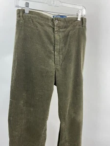 Vintage Polo Ralph Lauren Men's Olive Green Corduroy Classic Fit Pants Sz 40/31 - Picture 1 of 6