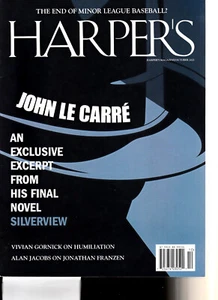 Harper's Magazine,  The End of Minor League Baseball ?   October, 2021 - Picture 1 of 1