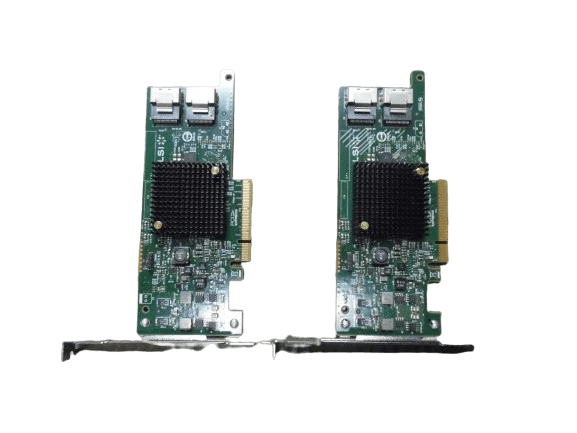 Lot of 2 LSI 9207-8i 6Gbps SAS PCIe 3.0 HBA Full Height IT-Mode - Image 1 of 2